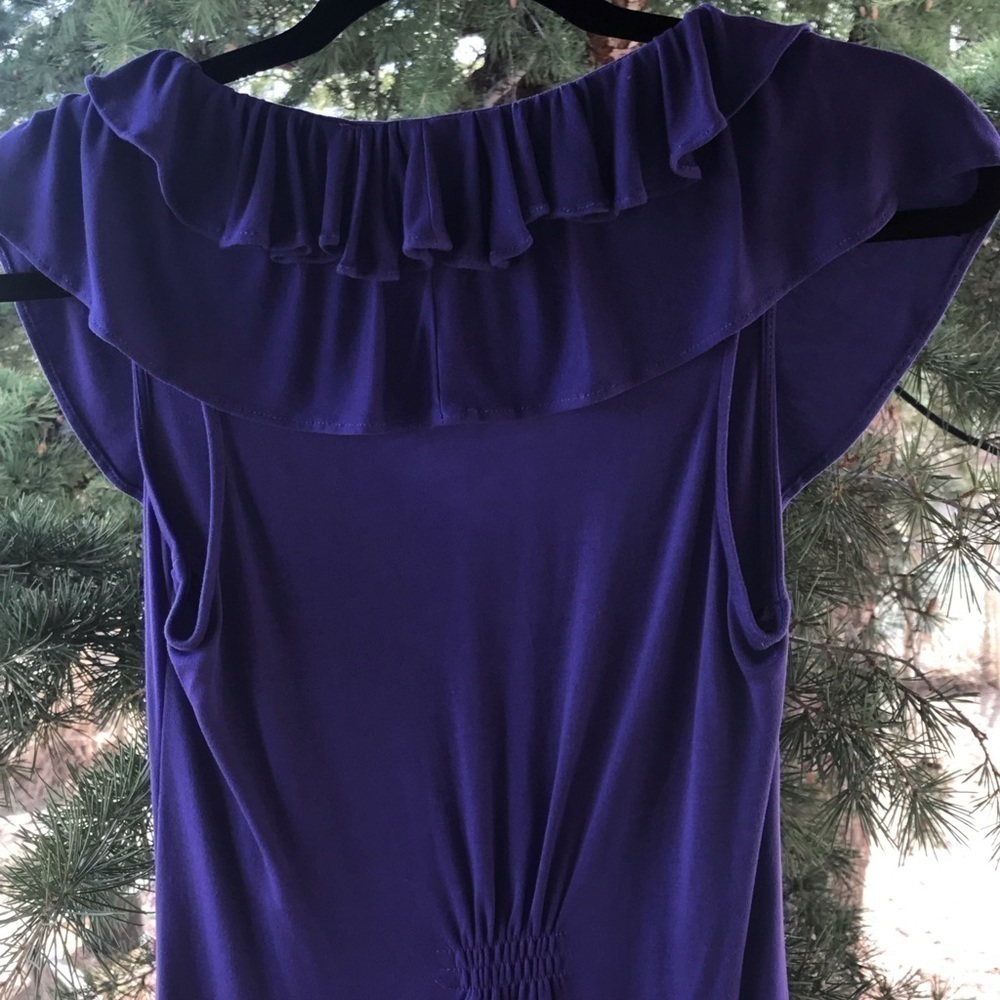 🌻 BCBG Maxazria Periwinkle Dress - Picture 6 of 9